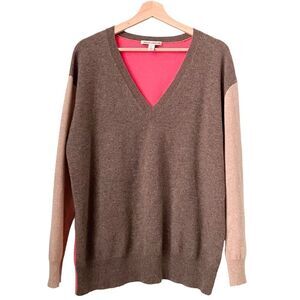 Autumn Cashmere 100% Pure Cashmere Vneck Sweater in Size Large
